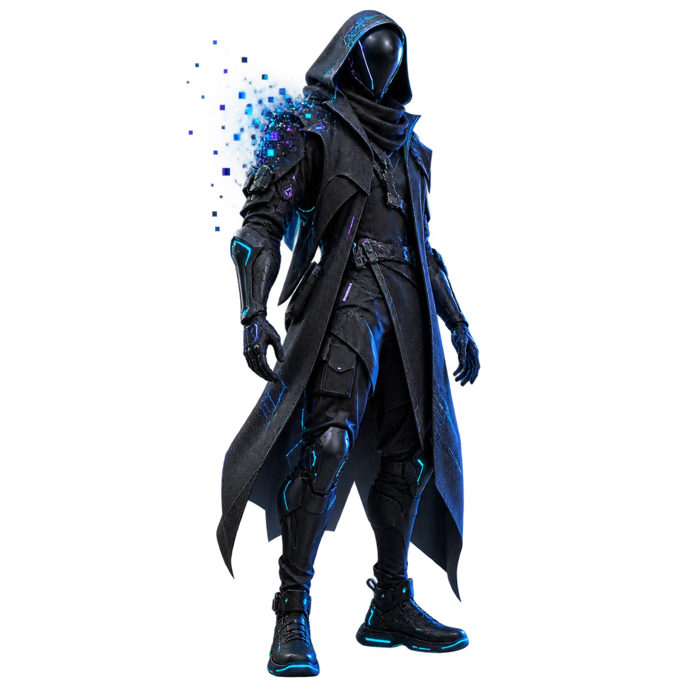 Hooded embodied agent
