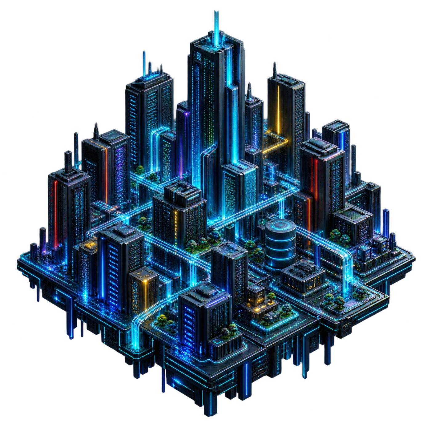 A city of code beneath the agents